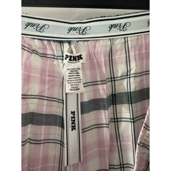 Victorias Secret Pink Plaid Pajama Pants XXL - Picture 3 of 4
